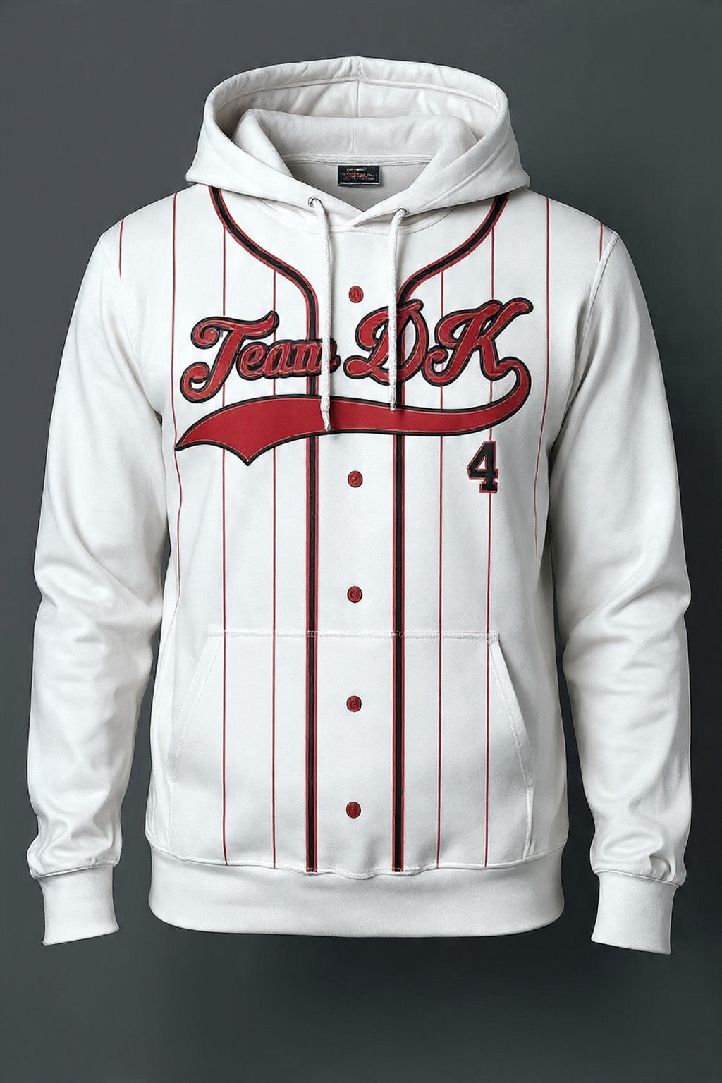 White Pin Striped Jersey