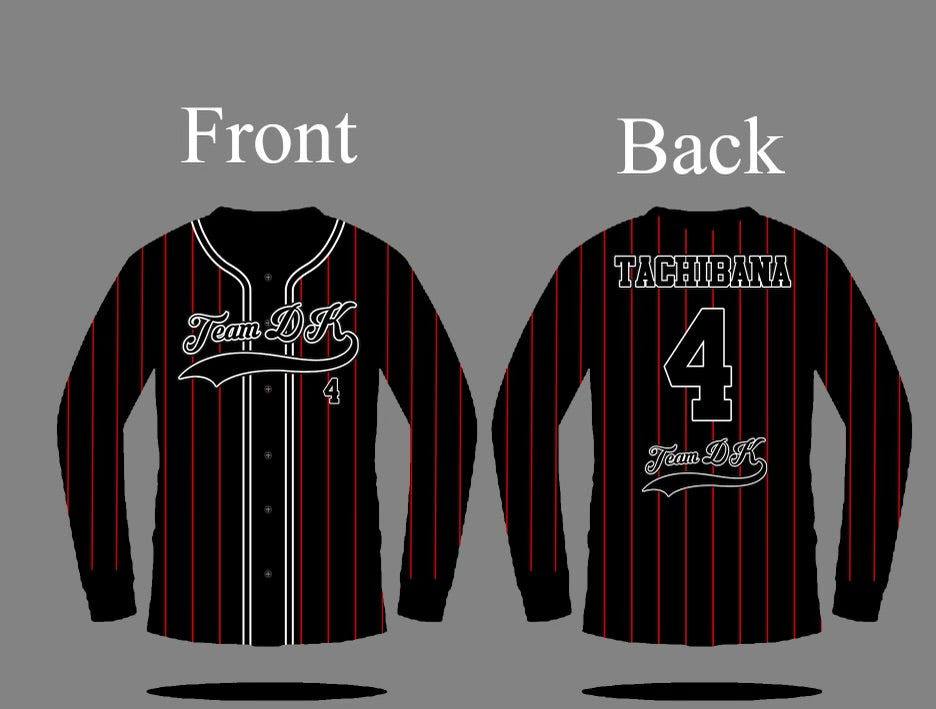 Black Pin Striped Jersey