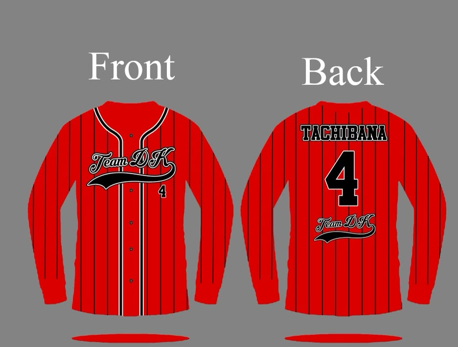 Red Pin Striped Jersey